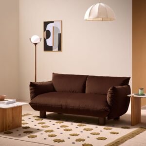 2 Seater Sofa in Chocolate Brown Velvet